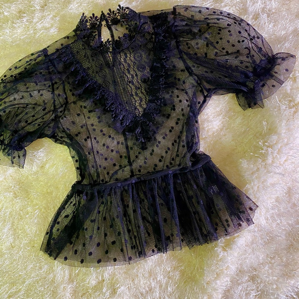 Biashe sheer blouse.